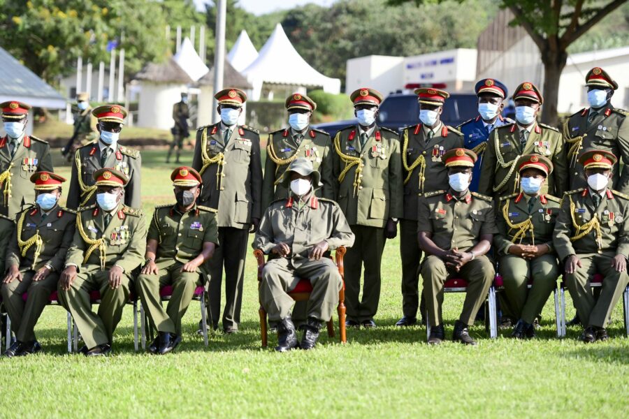 Museveni passes out 18 senior UPDF officers at NDC-U, tasks them to avoid corruption